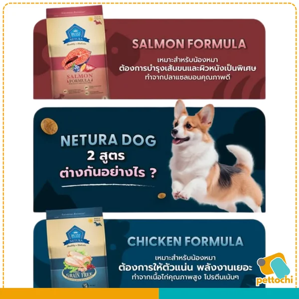 Buzz Netura บัซซ์ เนทูร่า อาหารสุนัขโตเกรดพรีเมียม โฮลิสติค เกรนฟรี 800g-2.5kg image 2 Buzz Netura บัซซ์ เนทูร่า อาหารสุนัขโตเกรดพรีเมียม โฮลิสติค เกรนฟรี 800g-2.5kg image 2