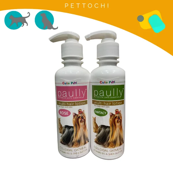 Paully Silky Hair Coat Lotion โลชั่นบำรุงขนสุนัขและแมว 250Ml Paully Silky Hair Coat Lotion โลชั่นบำรุงขนสุนัขและแมว 250Ml