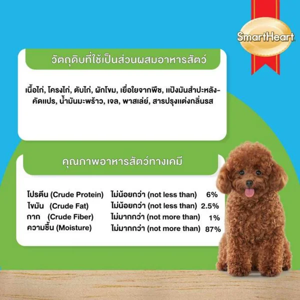 SMARTHEART Creamy Dog Treats ขนมสุนัขเลีย ครีมมี่ทรีต 15 กรัม 4 ซอง image 4 SMARTHEART Creamy Dog Treats ขนมสุนัขเลีย ครีมมี่ทรีต 15 กรัม 4 ซอง image 4