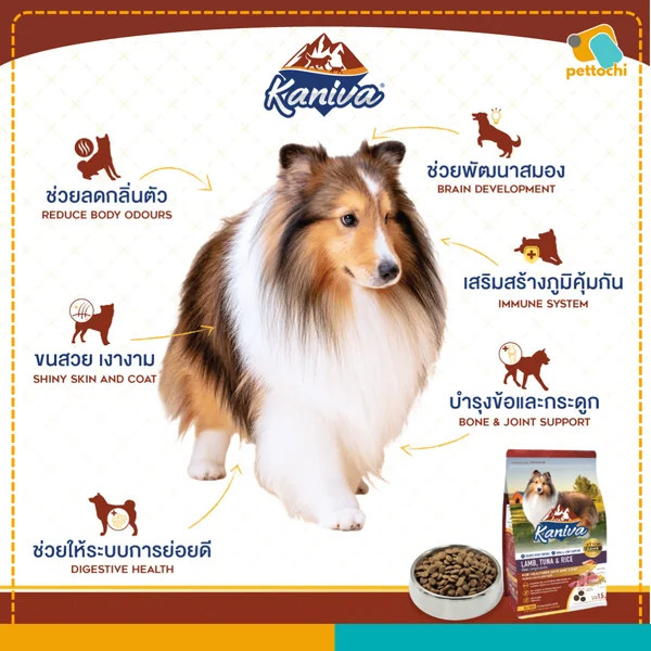 Kaniva คานิว่า อาหารสุนัขเกรดพรีเมี่ยม ที่มีโภชนาการครบถ้วน ขนาด 1.4KG-3.2KG image 3 Kaniva คานิว่า อาหารสุนัขเกรดพรีเมี่ยม ที่มีโภชนาการครบถ้วน ขนาด 1.4KG-3.2KG image 3