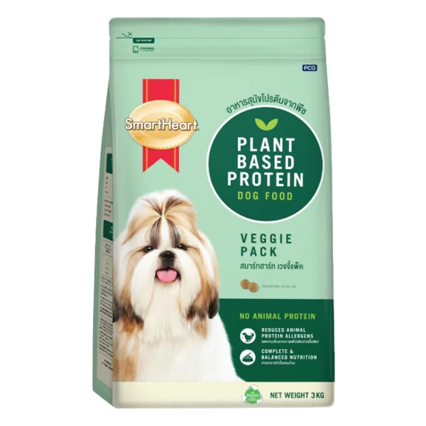SmartHeart Dog Food Veggie Pack สมาร์ทฮาร์ท อาหารสุนัขโตทุกสายพันธุ์ เวจจี้แพค SmartHeart Dog Food Veggie Pack สมาร์ทฮาร์ท อาหารสุนัขโตทุกสายพันธุ์ เวจจี้แพค