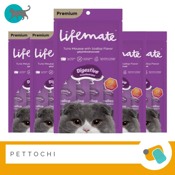 Lifemate ขนมแมวเลียไลฟ์เมต บำรุงสุขภาพ 1 ถุงมี 4 ซอง หนักซองละ12g image 4 Lifemate ขนมแมวเลียไลฟ์เมต บำรุงสุขภาพ 1 ถุงมี 4 ซอง หนักซองละ12g image 4