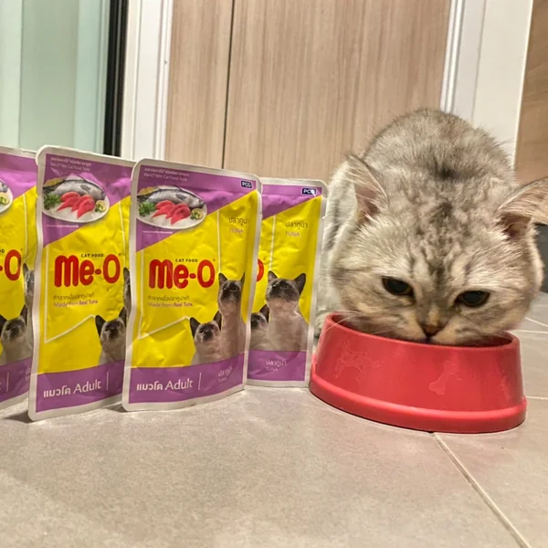 [ยกโหล] Me-o มีโอ อาหารเปียกแมว ขนาด 80g ลูกแมว แมวโต สูงวัย7+(คละรสได้) image 8